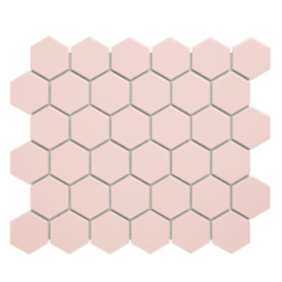 Hexagon Glossy Pink